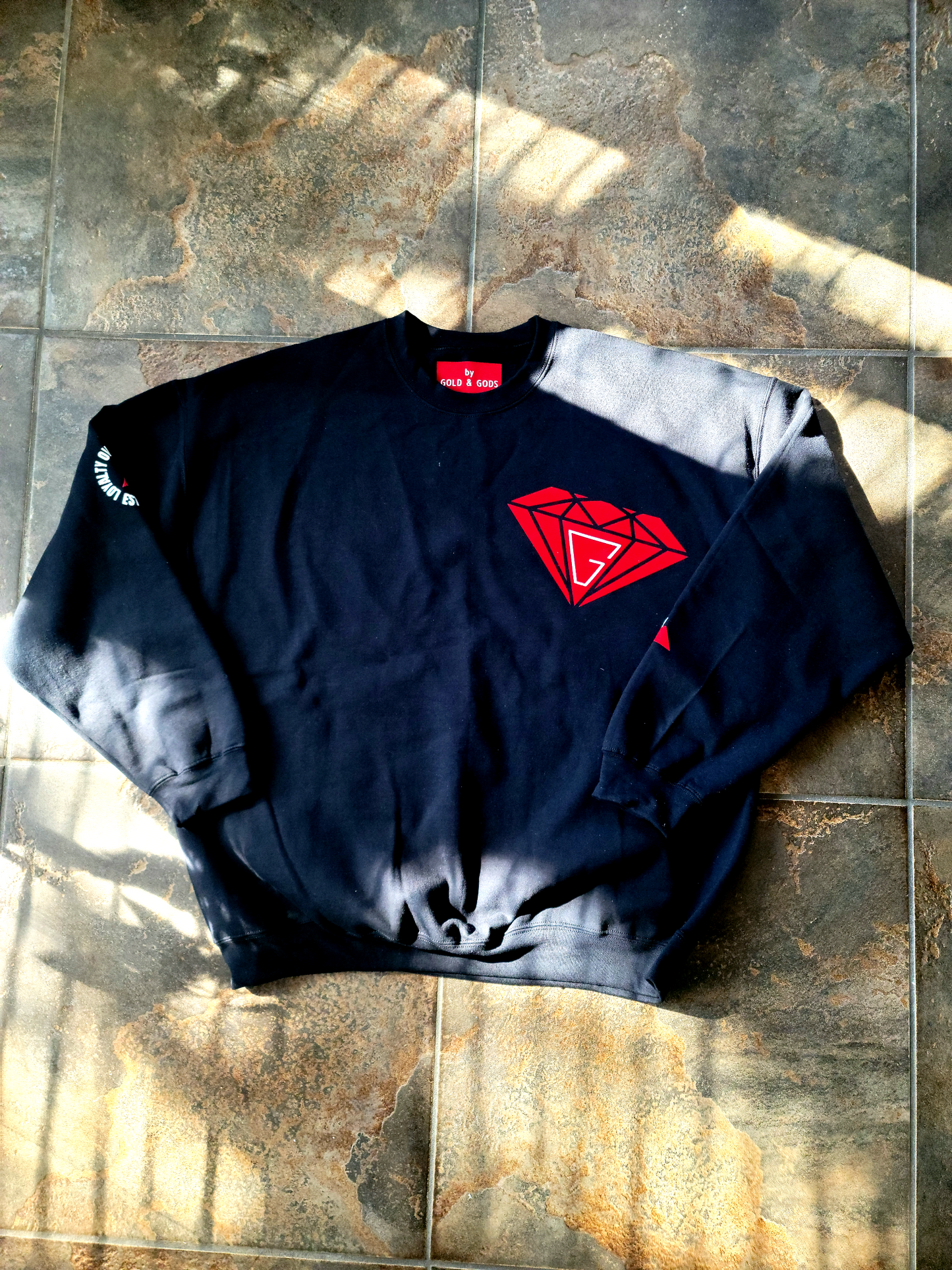 BLACK ENIGMA DIANOND SWEATER
